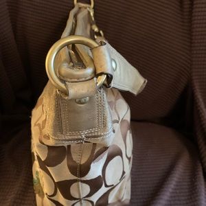 Coach Coach Limited Edition Gold Floral Handbag